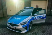 Policjant Ogniwa Patrolowo - Interwencyjnego Komendy Powiatowej Policji w Sokółce