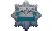 Widoczna odznaka policyjna