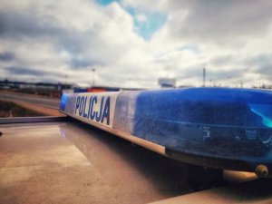 lampa błyskowa radiowozu