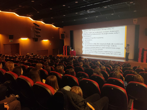 Warsztaty dotyczące handlu ludźmi.