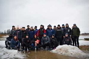 Policjanci z serduszkami.