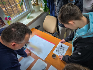 Uczniowie na wizycie w sokólskiej komendzie