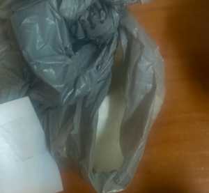 Torebki foliowe z zawartością białego pdoszku