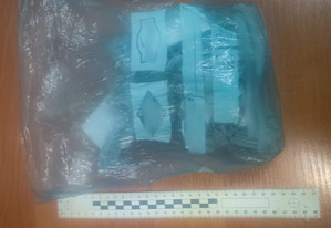 Torebki foliowe z zawartością białego pdoszku