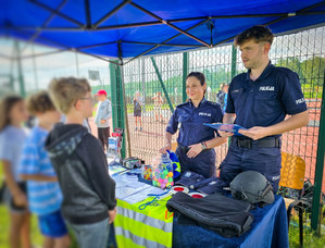 Dzień dziecka z policjantami