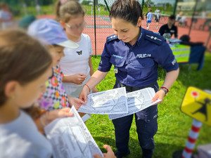Dzień dziecka z policjantami