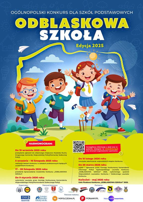Plakat zachęcający do udziału w konkursie.