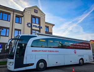 Mundurowi oddają krew