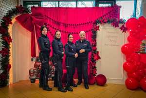 Policjanci grają na meczu charytatywnym