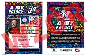 wzór identyfikatora wolontariusza